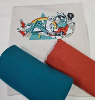 Jersey Sparpaket Panel Seebär ca. 82 cm, Kombistoff & Bündchen